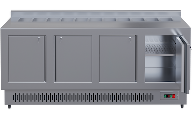 MESA REFRIGERADA CON TOPINS